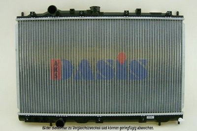 Радиатор, охлаждение двигателя AKS DASIS 140170N для MITSUBISHI COLT