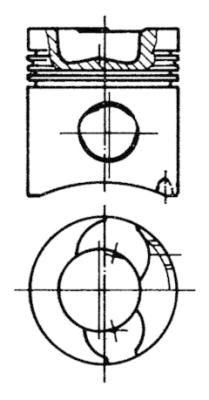 Píst KOLBENSCHMIDT 90336600