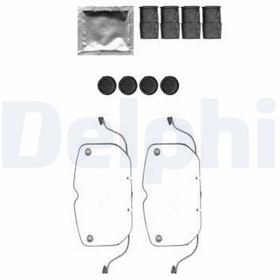 SET ACCESORII PLACUTE FRANA DELPHI LX0574