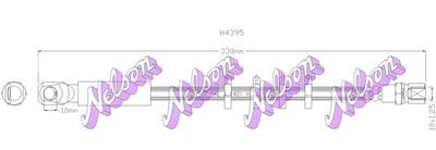 Тормозной шланг KAWE H4395 для FIAT 131