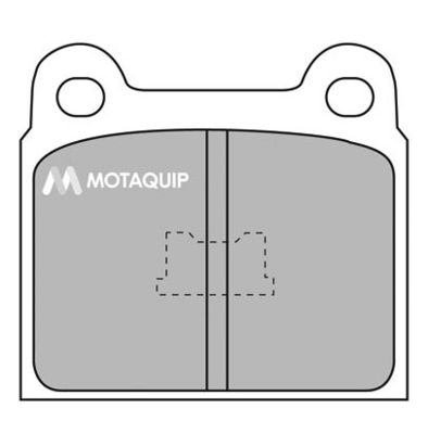 Комплект тормозных колодок, дисковый тормоз MOTAQUIP LVXL246 для AUDI 50