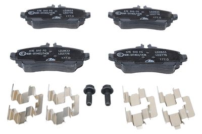 Brake Pad Set, disc brake 13.0470-2833.2