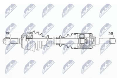 Wał napędowy NTY NPW-CT-067