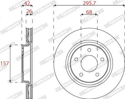 Remschijf set (2 stuks) Voor Links/Rechts past: NISSAN JUKE, PULSAR 1.6 06.10-