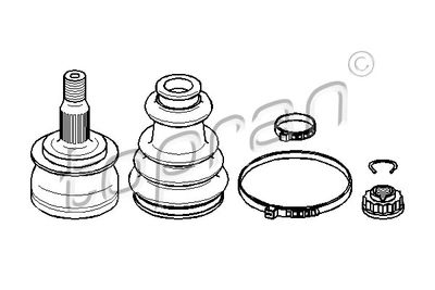 TOPRAN Homokineet reparatie set, aandrijfas (401 773)