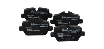 BREMSBELAGSATZ SCHEIBENBREMSE VALEO 302051A 26