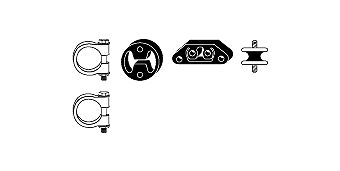 SET MONTARE SISTEM DE ESAPAMENT