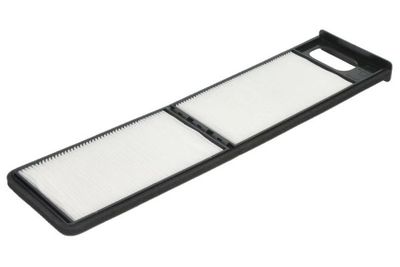 Cabinefilter 492x123x31, patroon past: CASE IH 130 B, 75 SR, 80, 90 KOBELCO SK007, SK013, SK014, SK015, SK024, SK025, SK025-1, SK025SR, SK027, SK030, SK03-2, SK04, SK042-1, SK045, SK045-2, SK04W