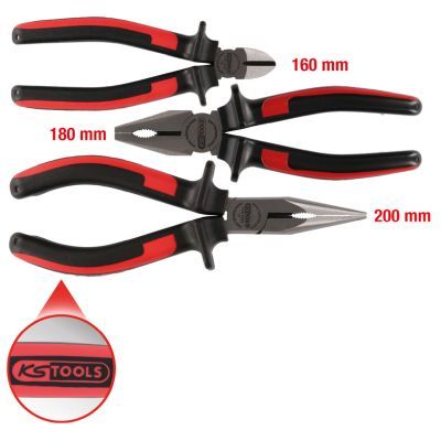 KS Tools Souprava kleští ERGOTORQUE, 3 Ks 115.1010