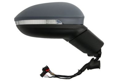 Zijspiegel Rechts (elektrisch, in reliëf, met verwarming, assistent rijstrookverandering, under-coated, met geheugen, elektrisch opklapbaar, met indicator) past: CUPRA BORN  VW ID.3 11.19-