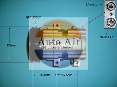 Compressor, air conditioning Auto Air Gloucester 14-8146P