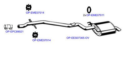 Изпускателна система OPTIMAL OP-EXSBW273