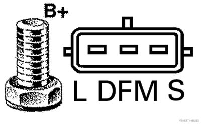 GENERATOR / ALTERNATOR Herth+Buss Elparts 32041950 3