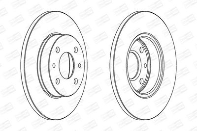 BREMSSCHEIBE CHAMPION 561380CH 1