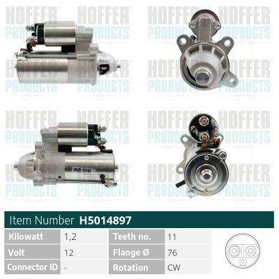 стартер HOFFER H5014897