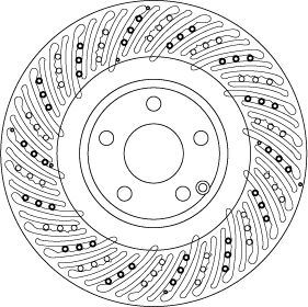 Тормозной диск DF6674S