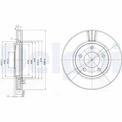 Brake Disc BG3715