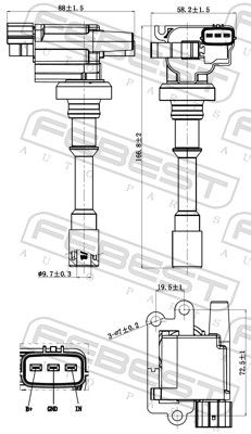 BOBINA DE INDUCTIE FEBEST 04640001 1