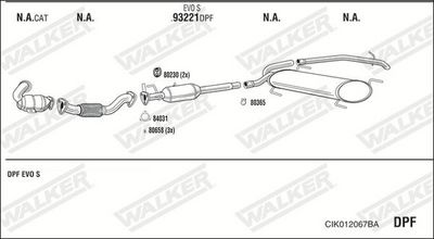 SISTEM DE ESAPAMENT WALKER CIK012067BA