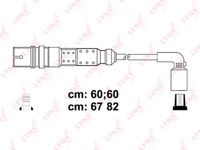Комплект проводов зажигания LYNXauto SPC8034 для VW CADDY