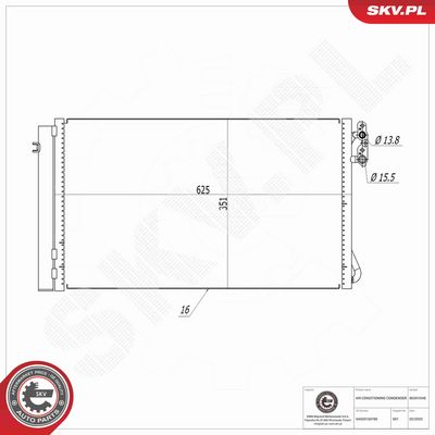 CONDENSATOR CLIMATIZARE ESEN SKV 86SKV048 6