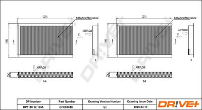 FILTER INNENRAUMLUFT DR!VE+ DP1110121065