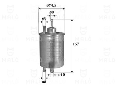 AKRON-MALÒ 1520147 Топливный фильтр  для CHRYSLER  (Крайслер Кроссфире)
