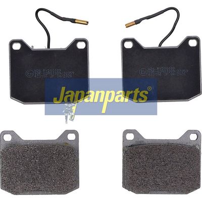 JAPANPARTS Stabdžių trinkelių rinkinys, diskinis stabdys