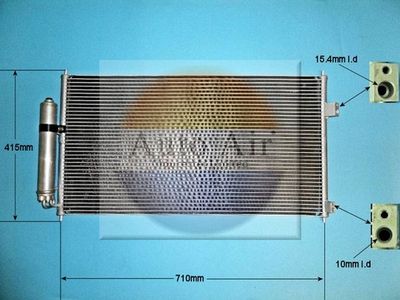 Condenser, air conditioning Auto Air Gloucester 16-2036