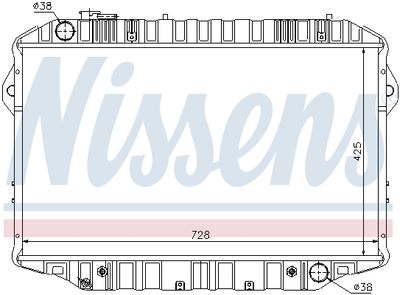 RADIATOR RACIRE MOTOR NISSENS 64861 5