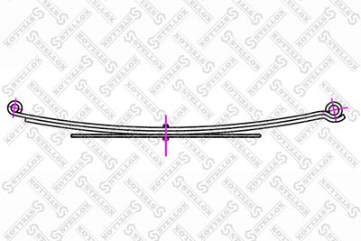 комплект пружини STELLOX 12-00011-SX