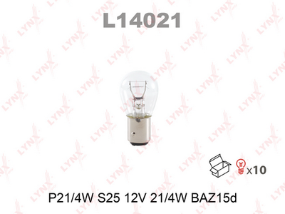 L14021 LYNXauto Лампа накаливания