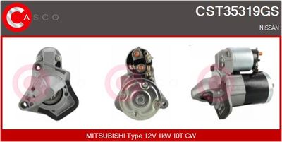 Стартер CASCO CST35319GS для NISSAN NOTE