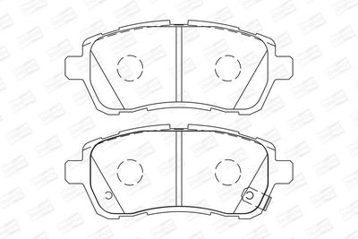 BREMSBELAGSATZ SCHEIBENBREMSE CHAMPION 573745CH 1