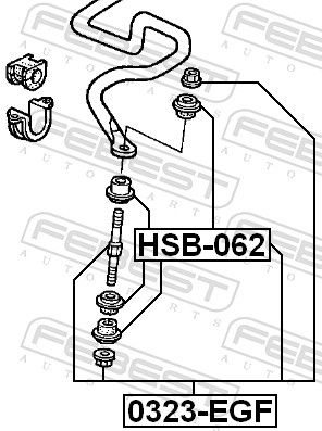 LAGAR FIXARE AX FEBEST HSB062 1