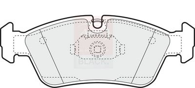 APEC Brake Pad Set, disc brake PAD1061B