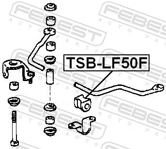 BUCSA BARA STABILIZATOARE FEBEST TSBLF50F 1