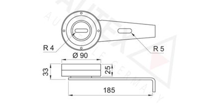 ROLA INTINZATOR CUREA TRANSMISIE AUTEX 641542 1