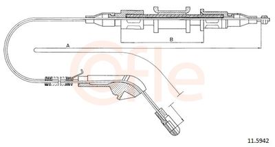 CABLU FRANA DE PARCARE COFLE 92115942