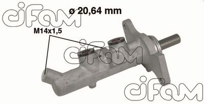 Главный тормозной цилиндр CIFAM 202-593 для TOYOTA COROLLA