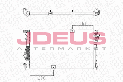 KüHLER MOTORKüHLUNG JDEUS M0201280