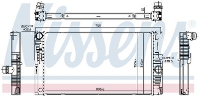 RADIATOR RACIRE MOTOR NISSENS 60839 5