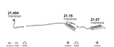 Układ wydechowy POLMO POLMO00826