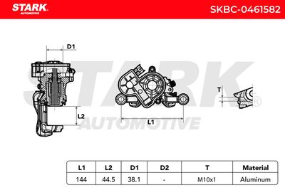 спирачен апарат STARK SKBC-0461582