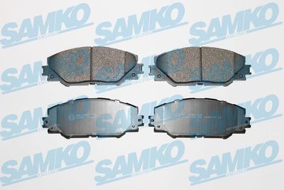 Комплект тормозных колодок, дисковый тормоз SAMKO 5SP1282 для TOYOTA MIRAI