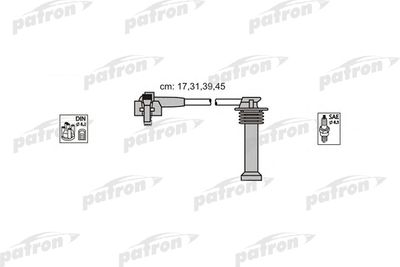 Комплект проводов зажигания PATRON PSCI1004 для FORD FIESTA