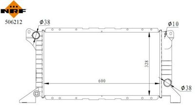 RADIATOR RACIRE MOTOR NRF 506212 4