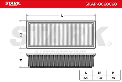 въздушен филтър STARK SKAF-0060060