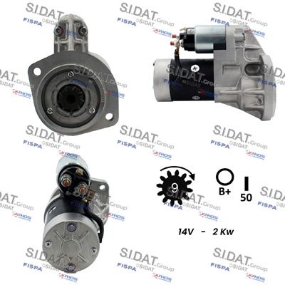 Стартер SIDAT S12HT0034 для NISSAN PICK