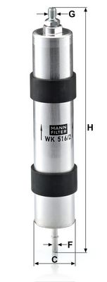 KRAFTSTOFFFILTER MANN-FILTER WK5162 1